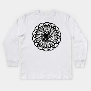 Decorative Ccricle On Kids Long Sleeve T-Shirt